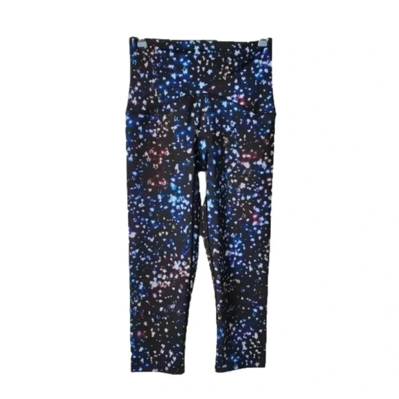 Spanx Cosmic Marled Heather cropped leggings Size S - Picture 3 of 13